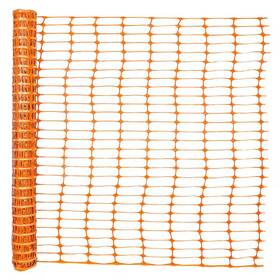 Fencer Wire 313111444428 4 Ft X 100 Outdoor Safety Fence Plastic Fencing Roll Construction Pet Orange