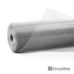 Fencer Wire 445047275289 Hardware Cloth 1/4 In 23 Gauge 2ft X 50ft Galvanized Mesh Fence Roll