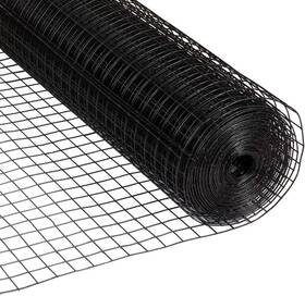 Fencer Wire 702556064474 16 Gauge Black Vinyl Coated Welded Mesh Size 1.5 Inch By In