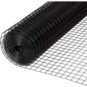 Fencer Wire 744759651259 Welded Fence Pvc Coated 2 Ft. X 50 16-gauge Galvanized Security Black
