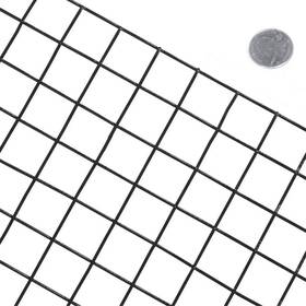 Wv14-b2x50m11 Fencer Wire Welded Fence 24 Inch Hx50ftl 14-gauge Black Pvc Coated Galvanized Steel Wv14-b2x50m11 Fencer Wire Welded Fence 24 Inch Hx50ftl 14-gauge Black Pvc Coated Galvanized Steel