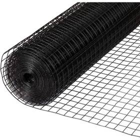 Wv16-b2x50mhh Fencer Wire 2 Ft. X 50 16-gauge Black Pvc Coated Welded Fence With 1/2 Inch