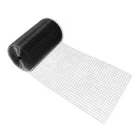 Wv16-b5x50m11 Fencer Wire Welded 5ft X 50ft 16-gauge Black Pvc Coated Fence With 1 Inch Mesh