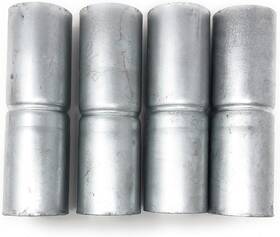 Fencesmart 705353032387 Chain Link Fence Top Rail Sleeves Galvanized Steel 4 Pc Pack 1-5/8 Inch X 6