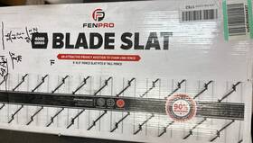 Fenpro S4000-6aw Blade Slat 4000 Series Alpine White 6 Ft