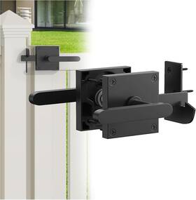 Fentiff 445000473493 Double Side Gate Latch Heavy Duty With Handle For Outdoor Wooden Fen