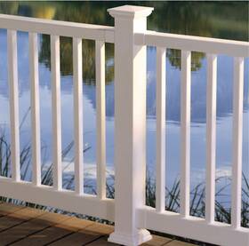 139392 Fiberon 6ft White Traditional Rail Item# New- Rare Item