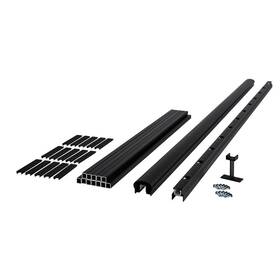 Fiberon 844219026426 Cityside 6 Ft. Matte Aluminum Railing Kit Stair Blk 1 Crush Block 12 15 Space
