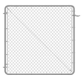 Fit-right 445049682689 6 Ft. Metal Adjustable Walk Gate Complete Kit Steel Frame Chain Link Latch Hinge Fit-right 445049682689 6 Ft. Metal Adjustable Walk Gate Complete Kit Steel Frame Chain Link Latch Hinge