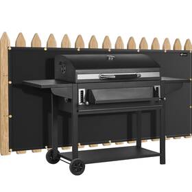 Flasld Drp-002 Fireproof Deck Fence Cover And Screen Protect Railing From Grill Heat B