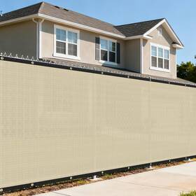 Floraleaf Iffs13e0450tn 4ft 50ft Privacy Screen Fence Windscreen Mesh Shade Net Cover Heavy Duty Fencing