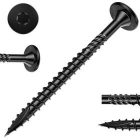 Fmhotu Mhmls008-50pcshs 8 Inch Heavy-duty Outdoor Deck Screws 50pcs Star Drive Decking Wood