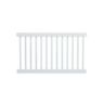 Fn-trd-pnl-wh-55 Montour Line White Traditional Event Fence Panel Only 730167418508