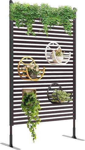 Follook 120tywl Outdoor Privacy Screens Freestanding 47 Inch L X 71 H Overall Poly 47.2 X71