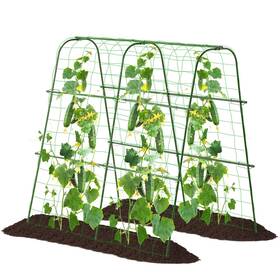Follook Mwm-11-u-120x120-green Garden Cucumber Trellis For Climbing Plants Outdoor 48x48inch U-shape Arch T