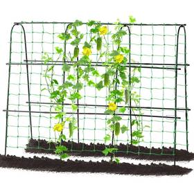 Follook Mwm-11-u-120x160-blk Garden Cucumber Trellis For Climbing Plants Outdoor 65 X 48 Inch U-shaped Ga