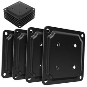 Xtlm9008 Forogore 4 Inch X Wood Post Plate Connector Powder-coated Decking Base