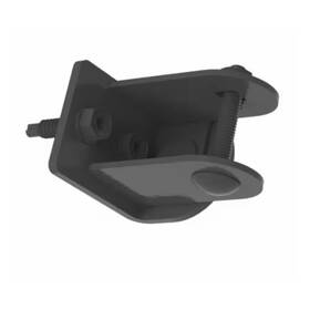 Fortress 445047591563 Versai Gloss Black Steel Fence Swivel Bracket 6-pack