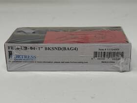 Fortress 53504008 Railing Fe26-ub-04-1 Inch Rail Brackets Black Sand Bksnd 4-pack