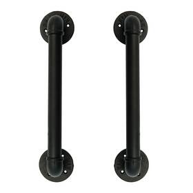 B073bc3vbk Foyo Set Of 2 Industrial Pipe Gate Pull Handle Grab Bar Towel Antique Rus