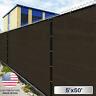 Fs13bw5x502 Heavy Duty Privacy Screen Fence In Color Brown Black Strips