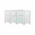 Fs4423d Suncast Outdoor Privacy Screen Deck Patio 4 Panel Portable Hot Tub Fence White Garden 750670427385