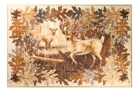 522mlt7x11 Furnish My Place Cabin Lodge Rug - 7 Ft. 8 Inch X 11 Ft Multicolor Exotic Re
