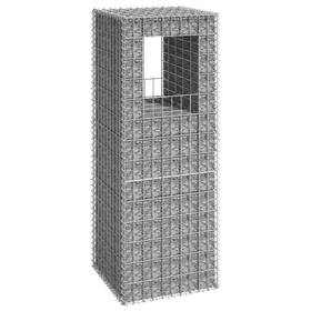 Gabion Basket Post 720286763933 19.7 Inch X19.7 X55.1 Iron