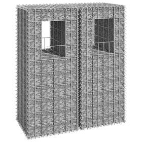 X39.4 Gabion Basket Posts 720286763841 2 Pcs 15.7 Inch X15.7 Iron