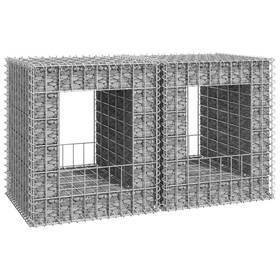 X23.6 Gabion Basket Posts 720286763902 2 Pcs 19.7 Inch X19.7 Iron