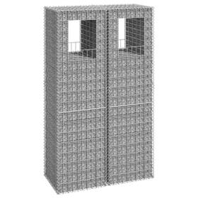 X70.9 Gabion Basket Posts 720286763964 2 Pcs 19.7 Inch X19.7 Iron
