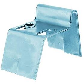 137533 Gah-alberts Portico Stop For Outer Surface Galvanisch Blue Painted