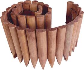 Garden 711181158397 3.5 Ft Wooden Short Fence Outdoor Landscape Edging Flexible Decorative