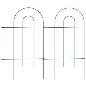 042810 Garden Craft 0.8-in X 20.3-in 28-in Green Metal Steel Border Fencing 3 Pack