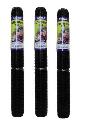 320540 Garden Craft Plastic Netting Fencing 48 Inch H X 50ft L With Mesh 1 X1 - 3-pk