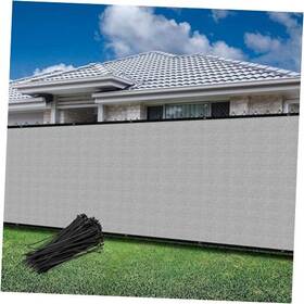 Garden Decoration Wafs13e0430lgy Privacy Screen Fence 4ftx30ft Light Grey Outdoor Gray