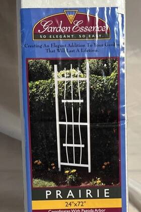 Garden Essence 775487015013 Vintage Nos Prairie Made In Usa 24 Inch X 72 White Trellis Garden Essence 775487015013 Vintage Nos Prairie Made In Usa 24 Inch X 72 White Trellis