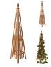 Garden-obelisk-trellis-5680 Garden Obelisk Trellis Outdoor Wooden Pyramid Patio Vine 700535365680