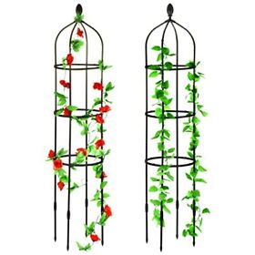 Garden Trellis For Potted Climbing Plants Outdoor Indoor Pot Rustproof Metal