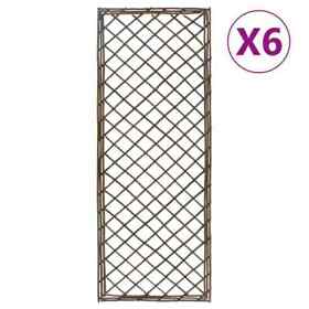 147765 Garden Trellises 6 Pcs 11.8inchx66.9inch Willow