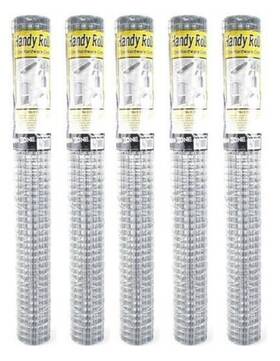 Garden Zone 113605 Hardware Cloth 36ftft In H X 5ft Ft L Galvanized Steel 5-pack
