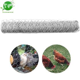 Gardenice 558558 Galvanized Poultry Net 2 Inch Holes Metal Chicken Wire Mesh Fencing 48 150ft
