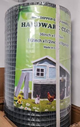 Edc8644835 Garfans 36ftftx100ft Galvanized Hardware Cloth Wire Mesh Fence Chicken Poultry Net Fencing