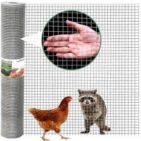 Gartist 23-hc-48x100 1/2 In 48 Inch X100ft Hardware Cloth Hot-dip Galvanized After Welding 19ga Chick