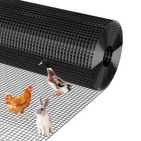 B0gkzlf2hy Garvee 1/2 Inch Hardware Cloth - 48in X 100ft 19ga Black Galvanized Chicken Wire Mesh