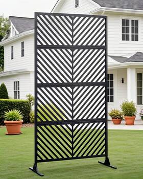 Garveelife Udkxnn6amd2g2cokwm5cqwkr0z8t 72 In H 47 W Metal Privacy Screen Freestanding