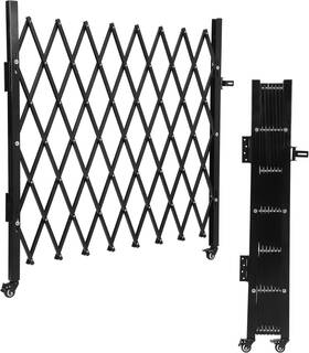 Upn0509239mlevglifwf Garveetech A51 Single Foldable Security Gate 50 Inch H X 75 W Aluminum Fence Portable Safety
