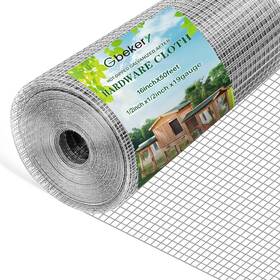 Gbekery 445025152175 Hardware Cloth 1/2 Inch 16in X 50ft 19 Gauge Hot-dip Galvanized After Welding C