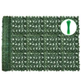 Geiguiwa 72digua-1.5x3m Artificial Ivy Privacy Fence Wall Screen 120x60in Panels Fencing Faux Greenery