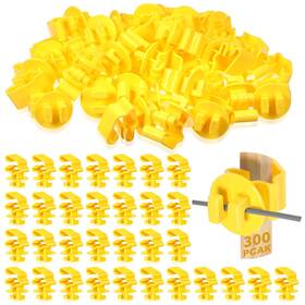 Geiserailie B0c5d61mzl 150 T Post Insulators Shorter Wire Standard Snug Fit For 1.25/1.33 S